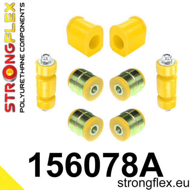 Strongflex 156078A: Front kit suspension polyurethane bushes SPORT