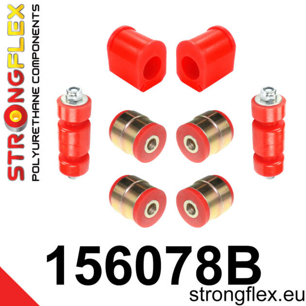 Strongflex 156078B: Front kit suspension polyurethane bushes