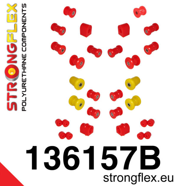Strongflex 136157B: Full suspension polyurethane bush kit