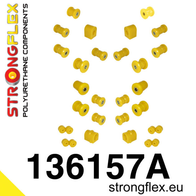 Strongflex 136157A: Full suspension polyurethane bush kit SPORT