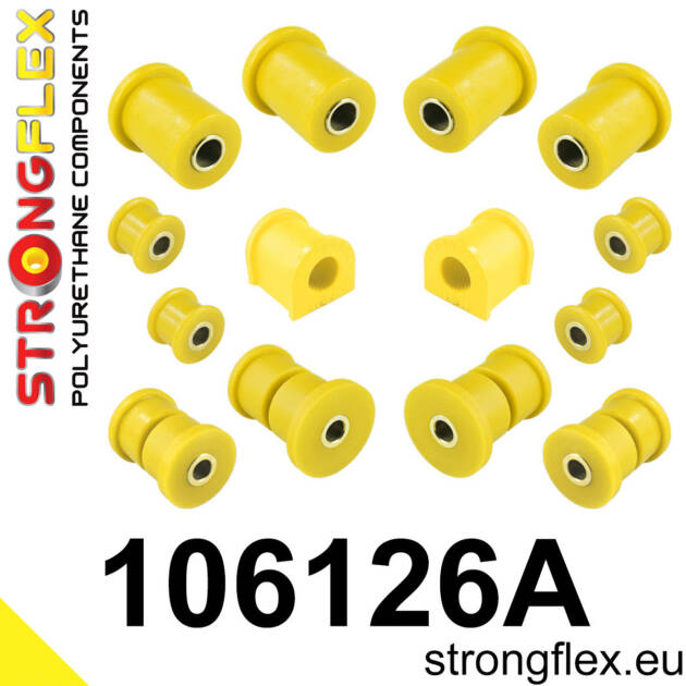 Strongflex 106126A: Front suspension polyurethane bush kit SPORT