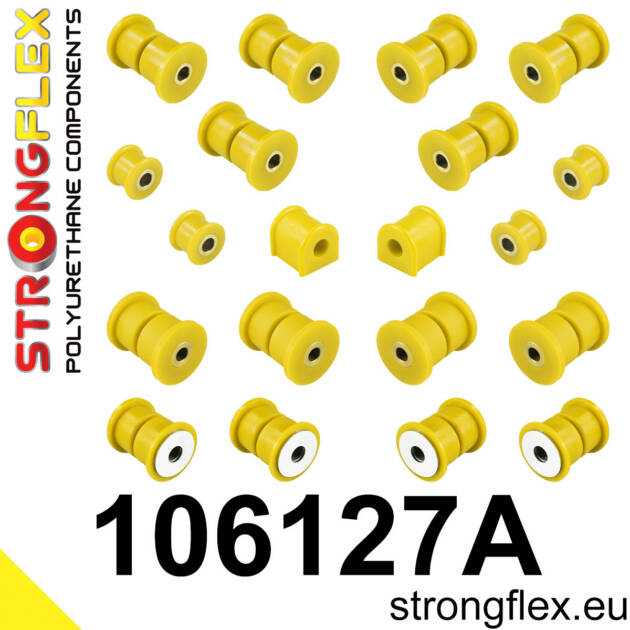 Strongflex 106127A: Rear suspension polyurethane bush kit SPORT