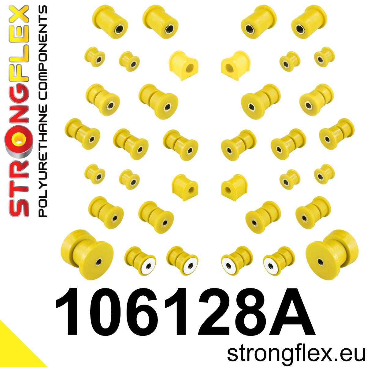 Strongflex 106128A: Full suspension polyurethane bush kit SPORT