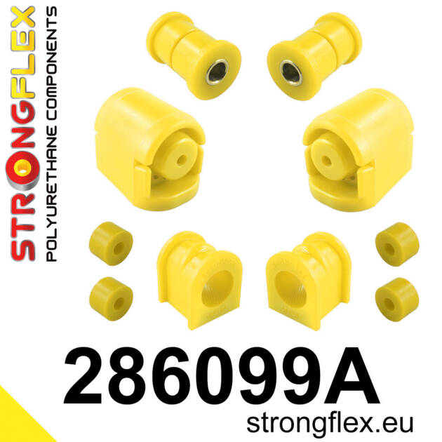 Strongflex 286099A: Set of front suspension polyurethane SPORT