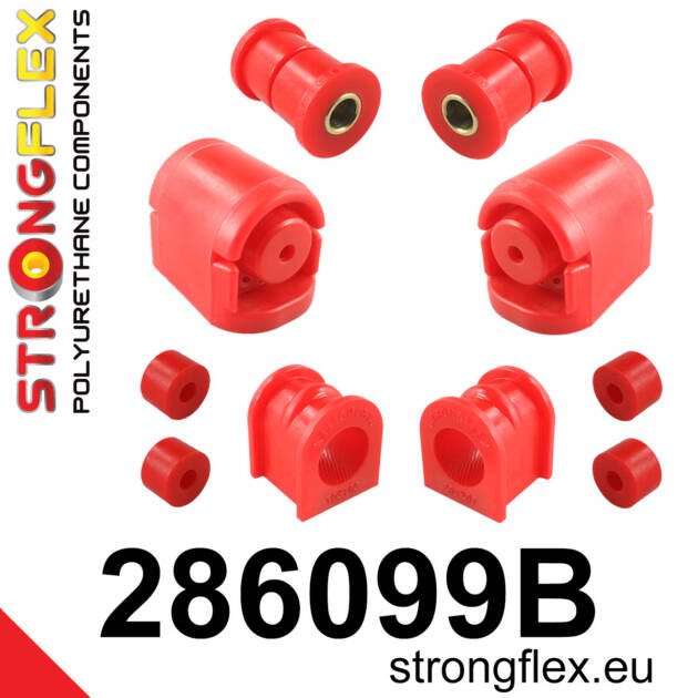 Strongflex 286099B: Set of front suspension polyurethane