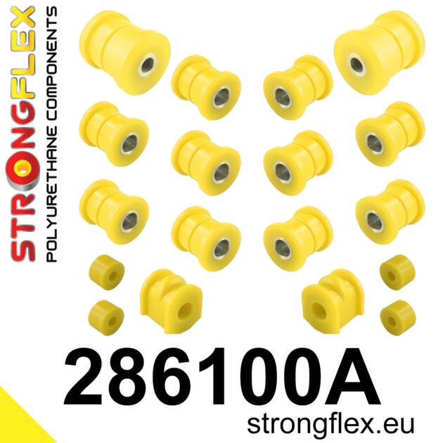 Strongflex 286100A: Rear suspension bush kit SPORT
