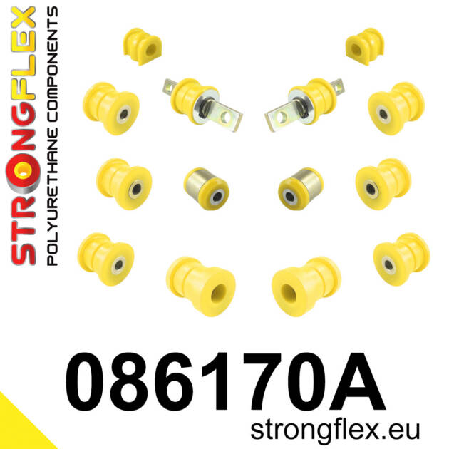Strongflex 086170A: Rear suspension bush kit SPORT