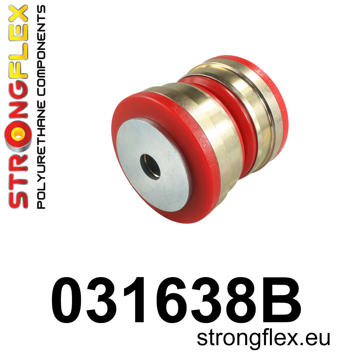 Strongflex 031638B: Front lower tie bar to chassis bush 66mm