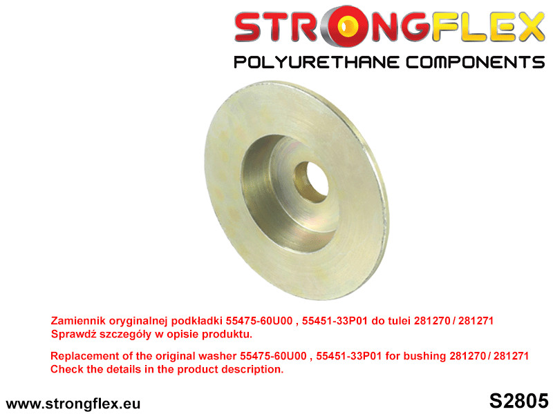 Strongflex 281270A: Rear beam mounting bush RWD SPORT - Imagen 2