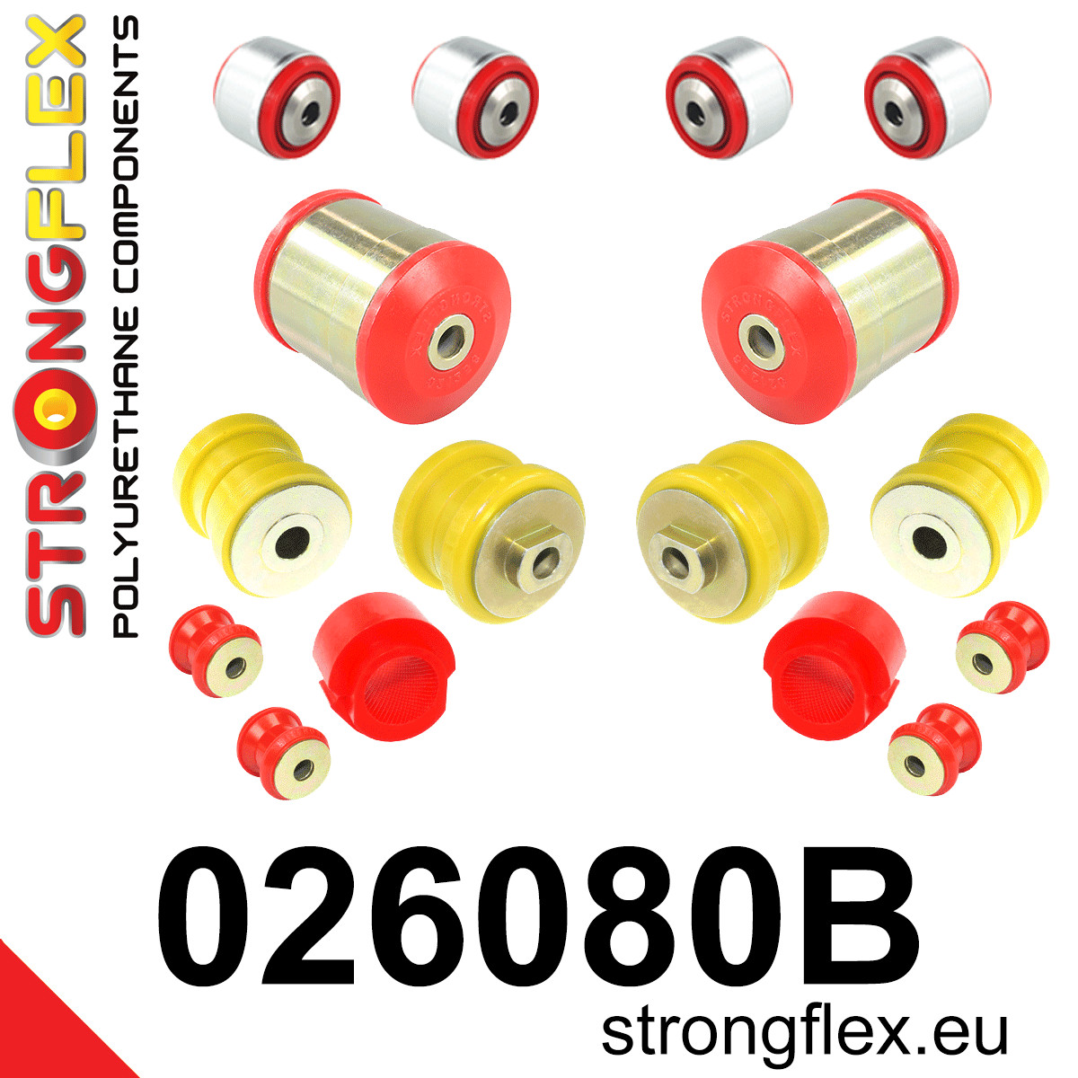 Strongflex 026080B: Front suspension bush kit