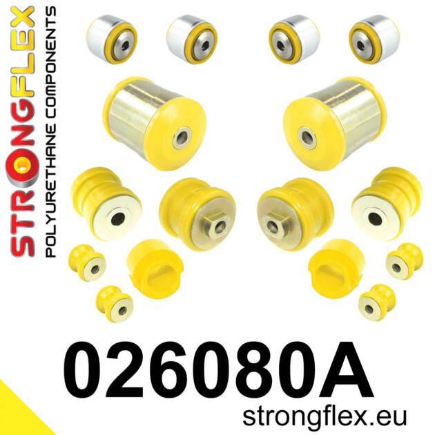 Strongflex 026080A: Front suspension bush kit SPORT