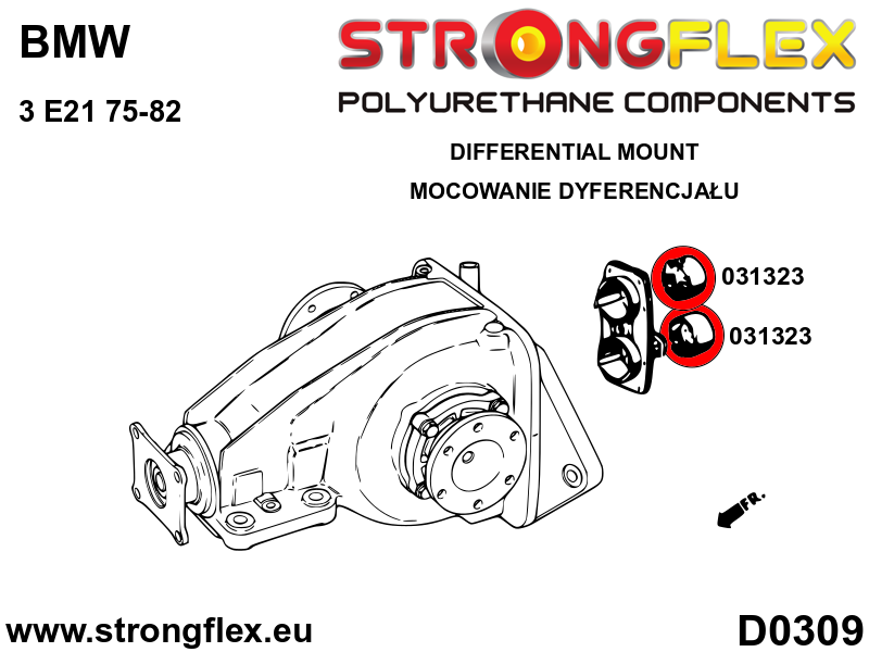 Strongflex 036098A: Full suspension polyurethane bush kit SPORT - Imagen 6