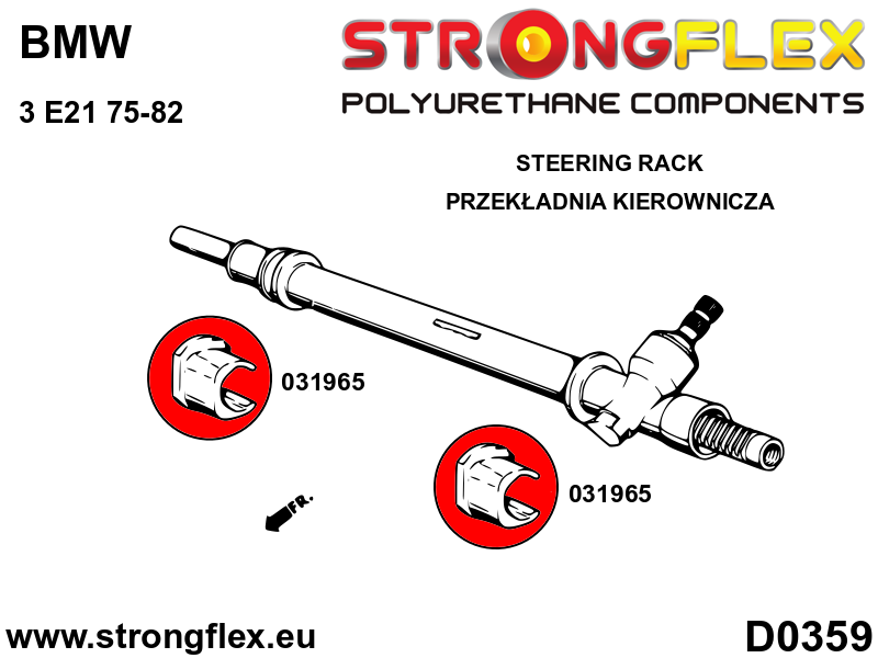 Strongflex 036098A: Full suspension polyurethane bush kit SPORT - Imagen 8