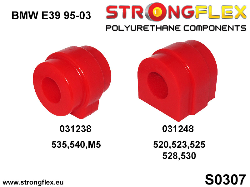 Strongflex 031248B: Front anti roll bar bush - Image 3