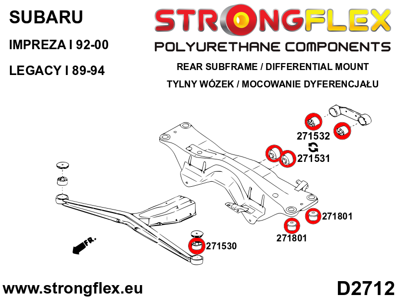 Strongflex 271530B: Rear beam mount - Imagen 2