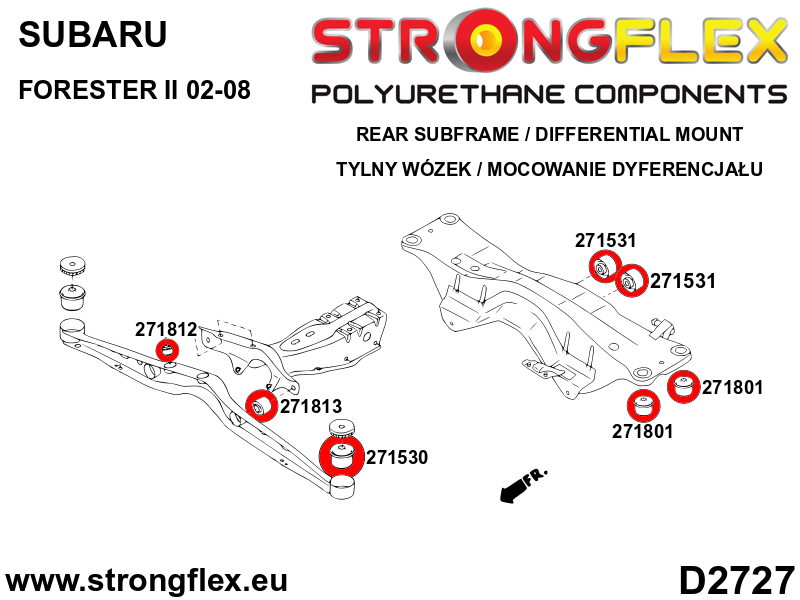 Strongflex 271530B: Rear beam mount - Imagen 4