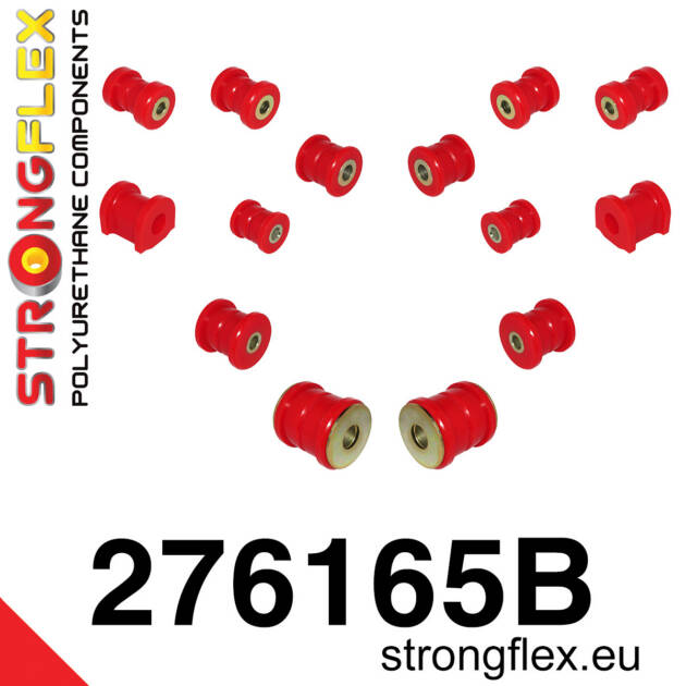 Strongflex 276165B: Rear suspension polyurethane bush kit