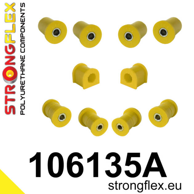 Strongflex 106135A: Front suspension polyurethane bush kit SPORT