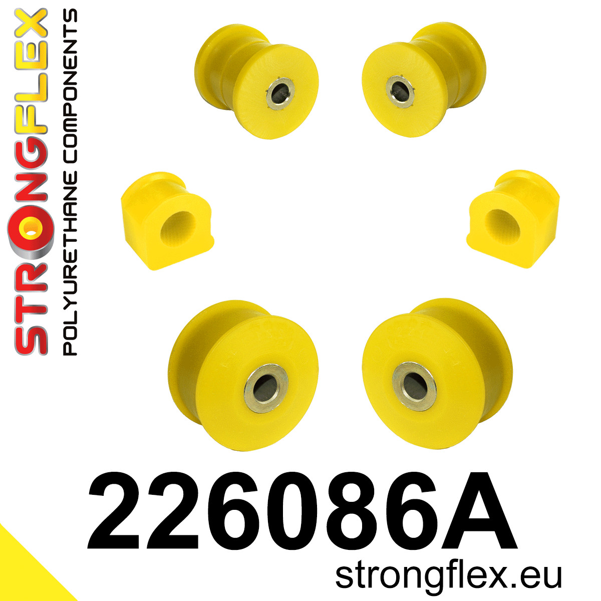 Strongflex 226086A: Front suspension bush kit SPORT