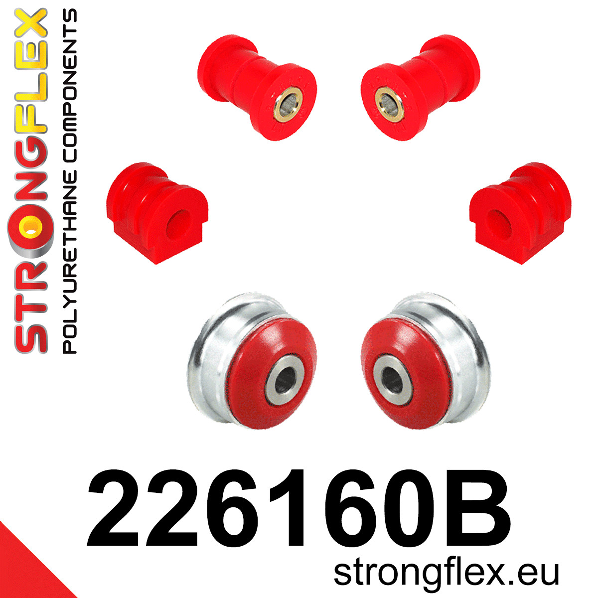 Strongflex 226160B: Front suspension bush kit