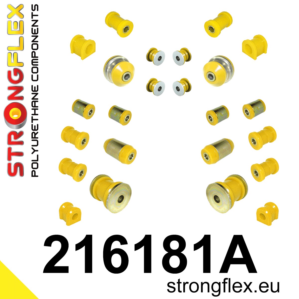 Strongflex 216181A: Full suspension bush kit SPORT