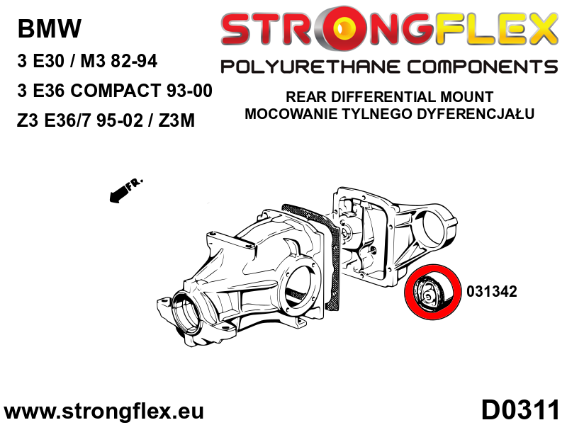 Strongflex 036103B: Full suspension bush kit - Image 7