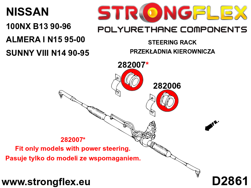Strongflex 286101B: Full suspension bush kit - Image 4