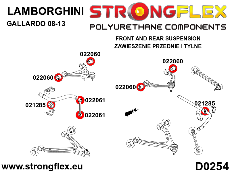 Strongflex 021285B: Front anti roll bar bush - Image 9