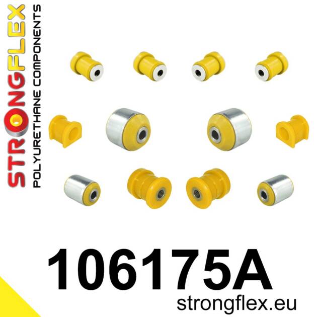 Strongflex 106175A: Front suspension bush kit SPORT