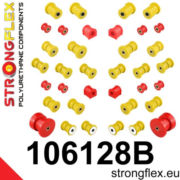 Strongflex 106128B: Full suspension polyurethane bush kit