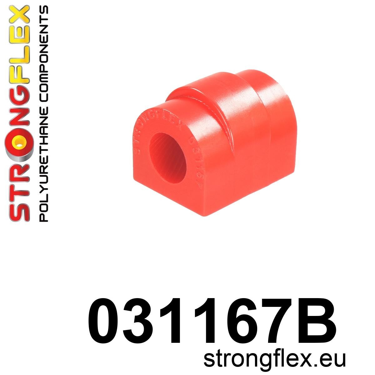Strongflex 031167B: Anti roll bar bush front / rear