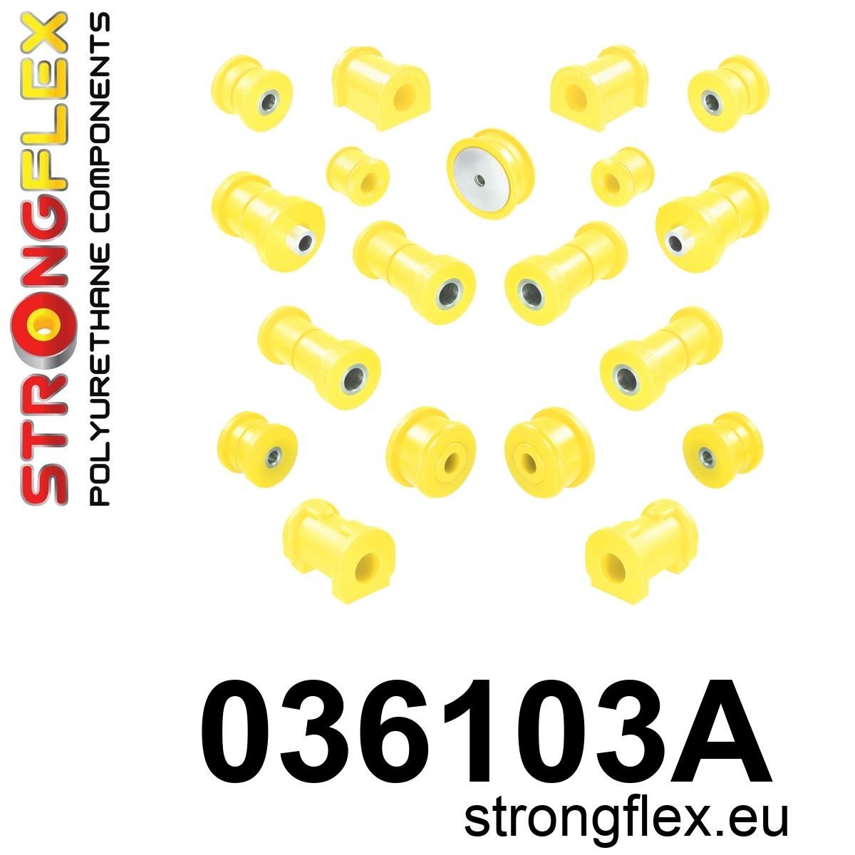 Strongflex 036103A: Full suspension bush kit SPORT