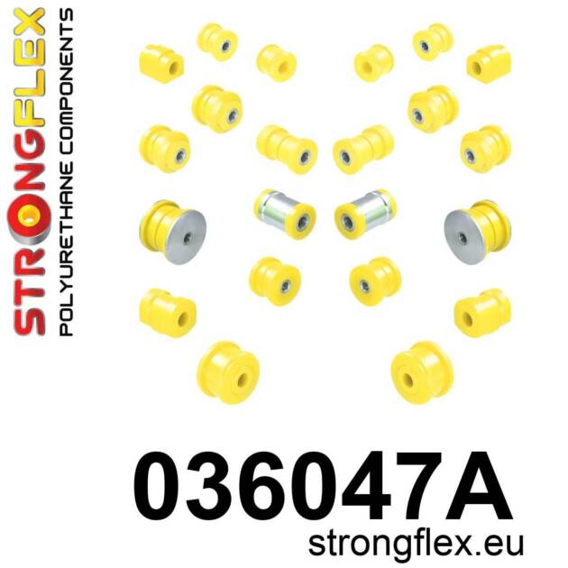 Strongflex 036047A: Kit de bujes de suspensión SPORT delantero y trasero