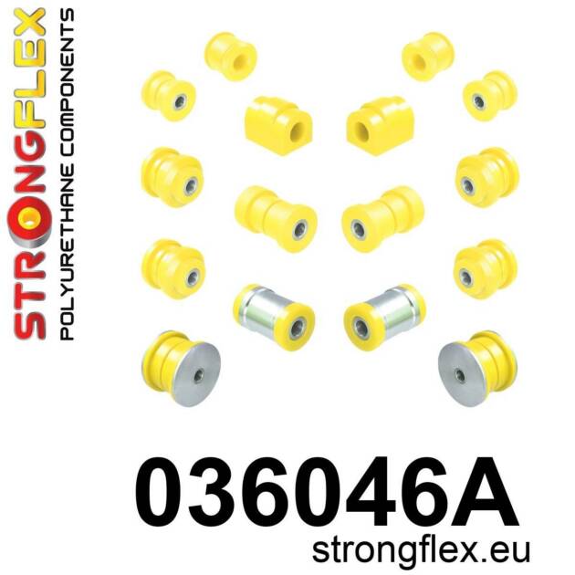 Strongflex 036046A: Rear suspension bush kit SPORT