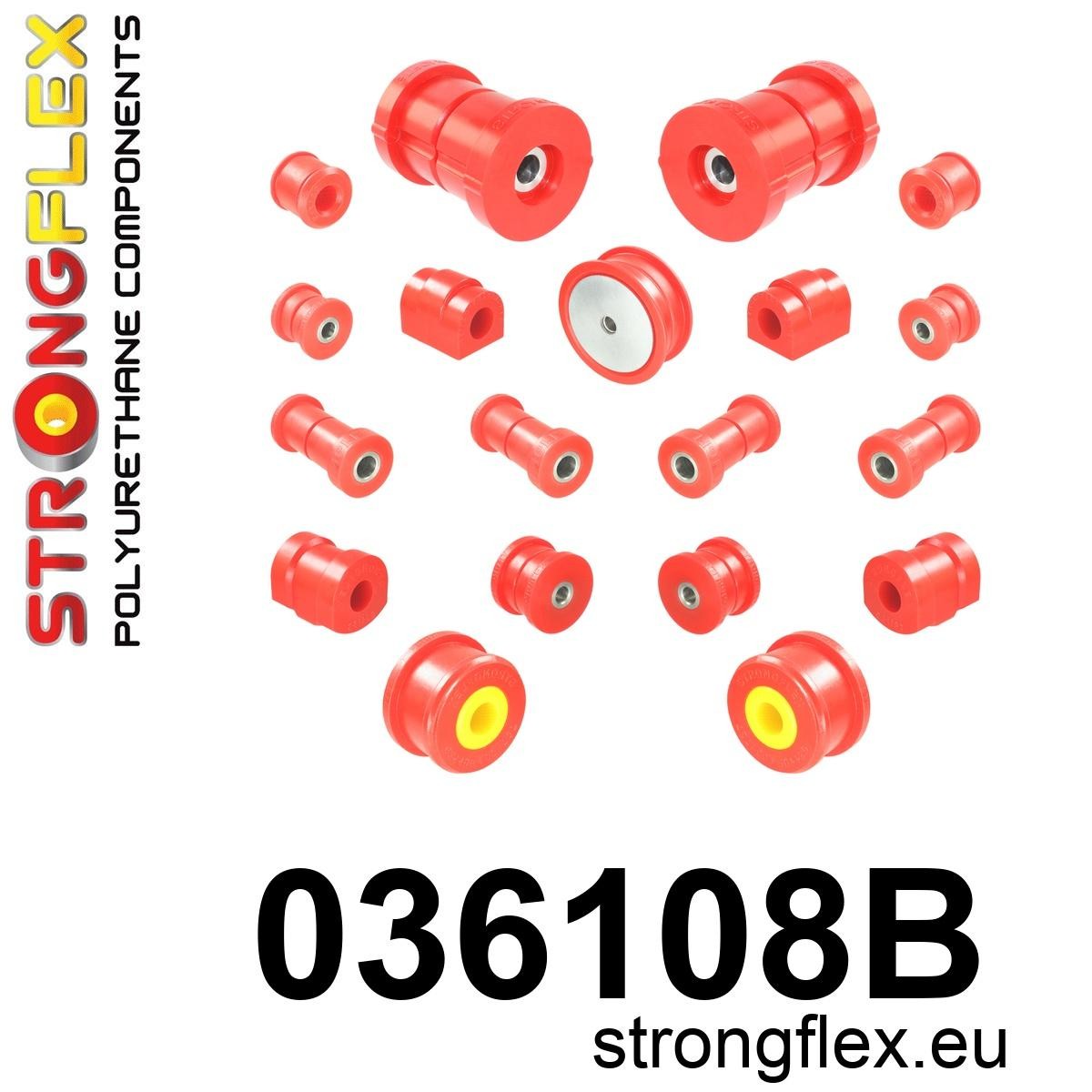 Strongflex 036108B: Full suspension bush kit