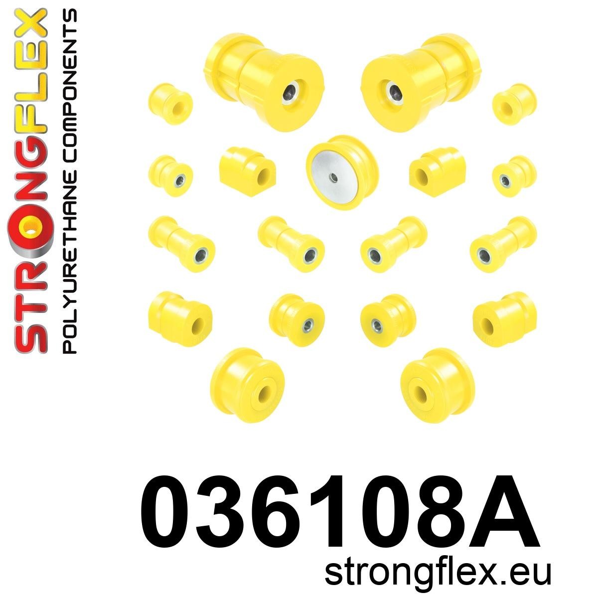 Strongflex 036108A: Kit completo de bujes de suspensión SPORT