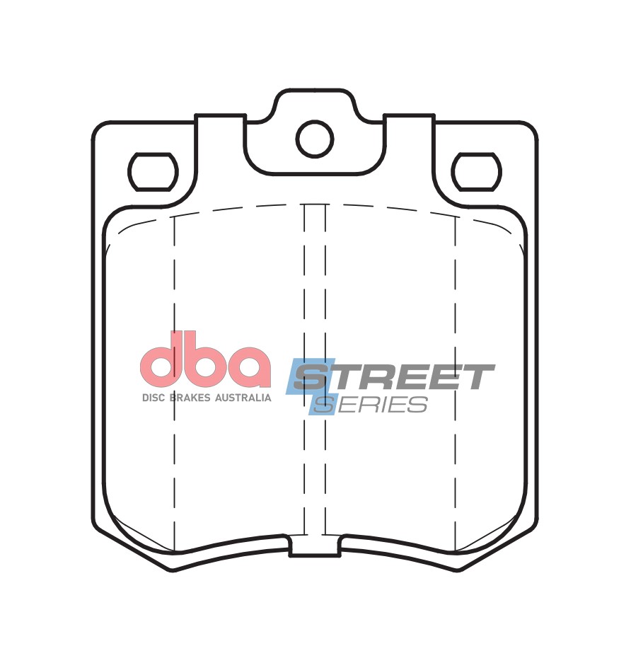 DBA Brake Disc Brake Pads Street Series Ceramic DB1026SS - Image 2