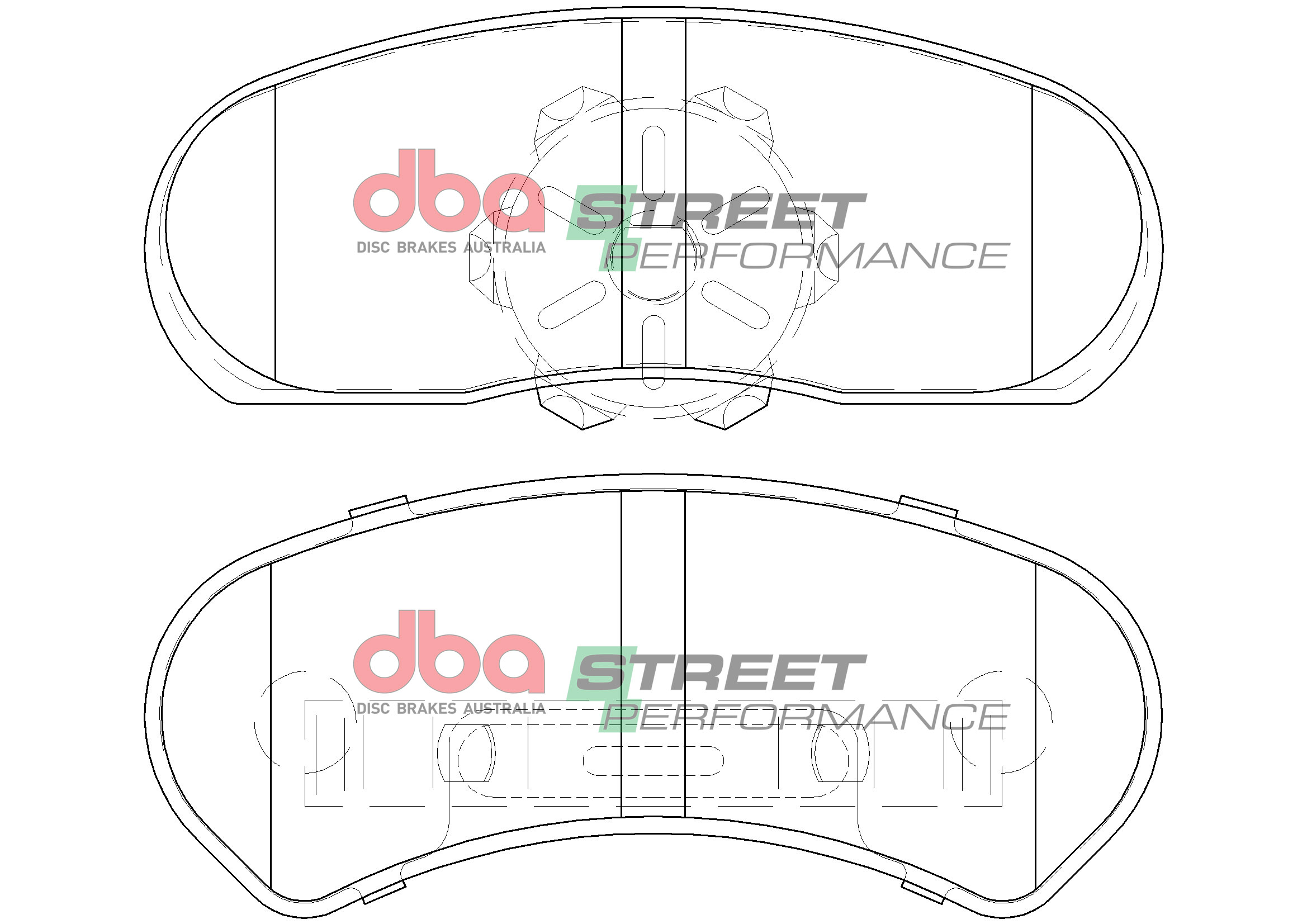 DBA Brake Pads Street Performance DB1045SP - Image 2