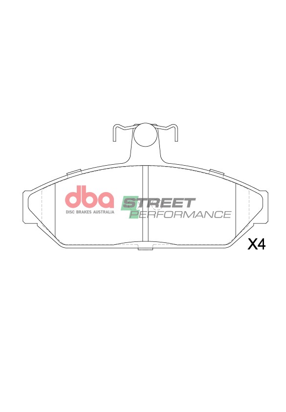 DBA Brake Pads Street Performance DB1075SP - Image 2