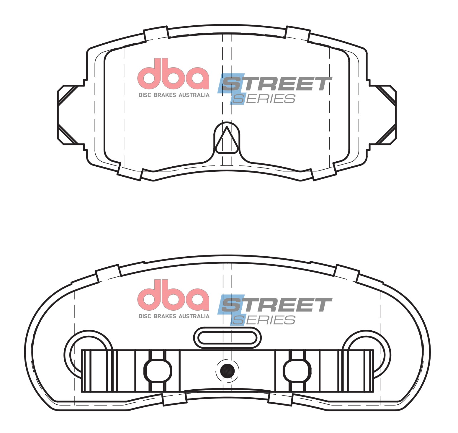 DBA Brake Disc Brake Pads Street Series Ceramic DB1078SS - Imagen 2