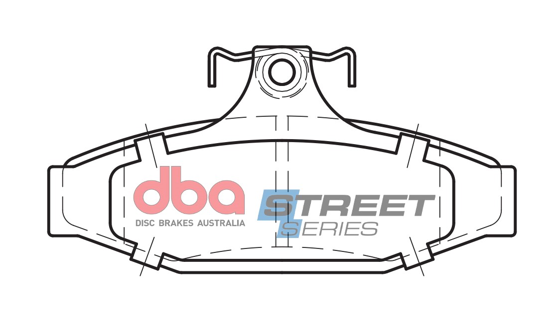 DBA Brake Disc Brake Pads Street Series Ceramic DB1086SS - Imagen 2
