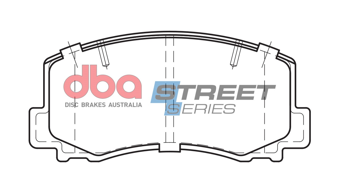 DBA Brake Disc Brake Pads Street Series Ceramic DB1103SS - Imagen 2