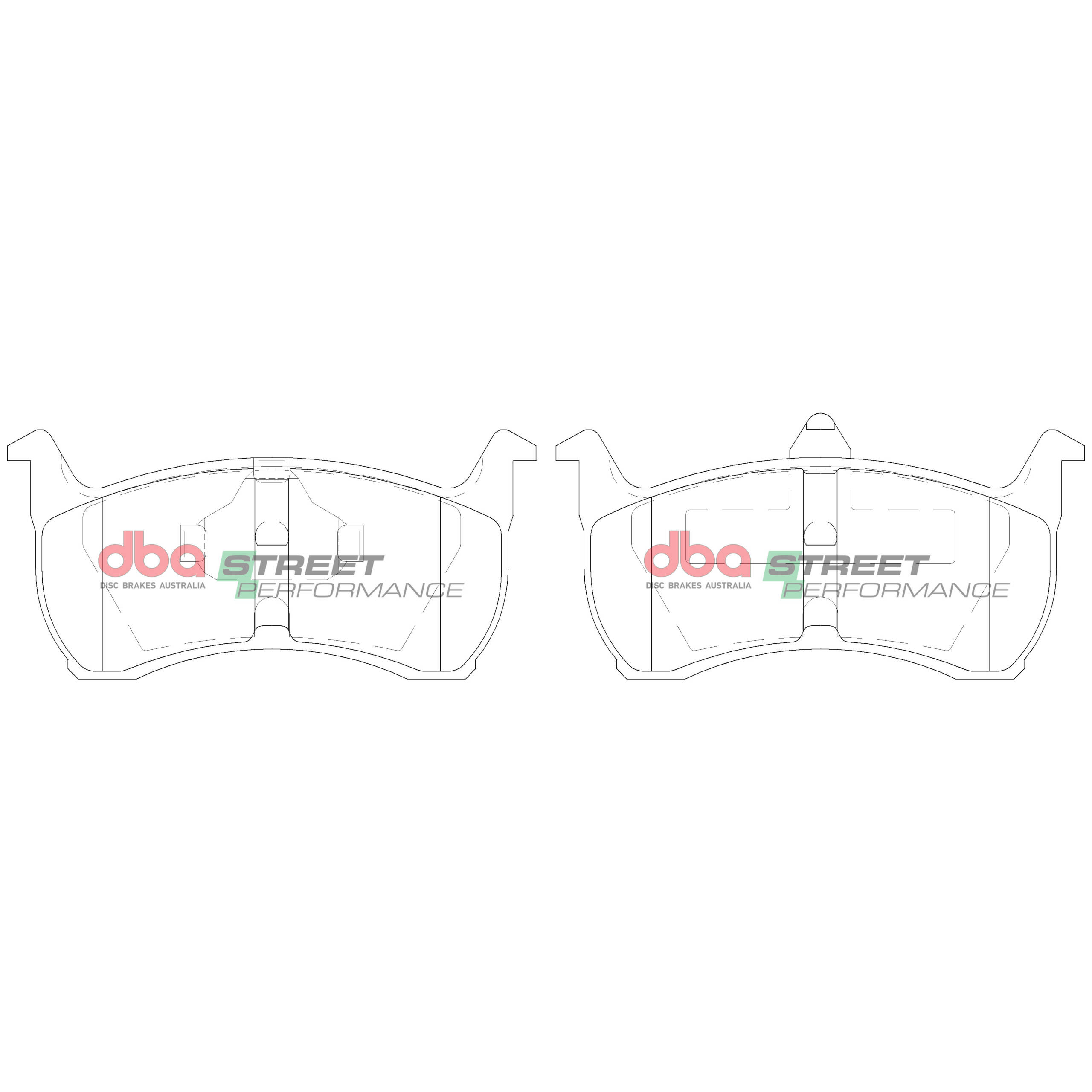 DBA Brake Pads Street Performance DB1108SP - Image 2