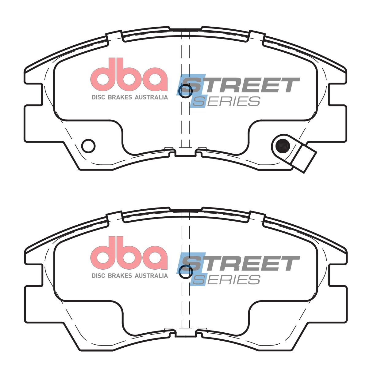 DBA Brake Disc Brake Pads Street Series Ceramic DB1113SS - Image 2