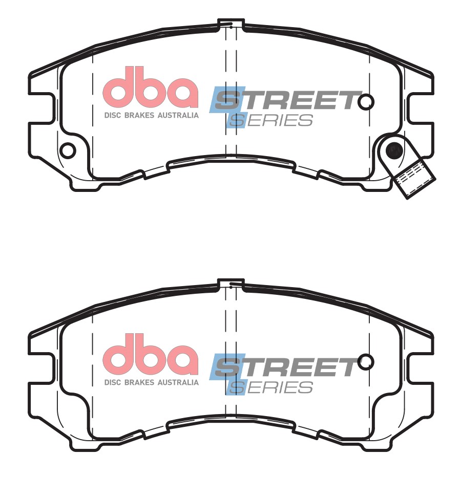 DBA Brake Disc Brake Pads Street Series Ceramic DB1117SS - Imagen 2