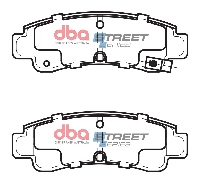 DBA Brake Disc Brake Pads Street Series Ceramic DB1118SS - Image 2