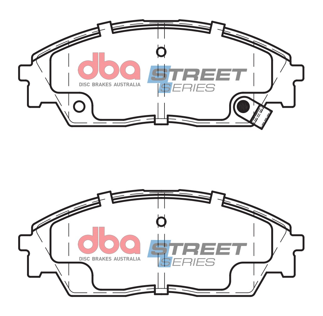 DBA Brake Disc Brake Pads Street Series Ceramic DB1123SS - Imagen 2