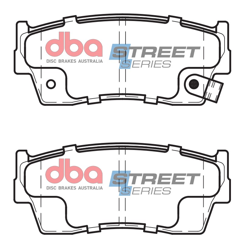 DBA Brake Disc Brake Pads Street Series Ceramic DB1134SS - Imagen 2