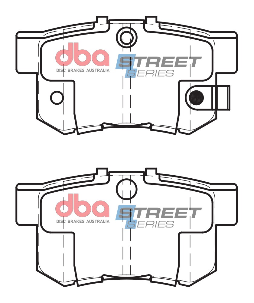 DBA Brake Disc Brake Pads Street Series Ceramic DB1142SS - Imagen 2