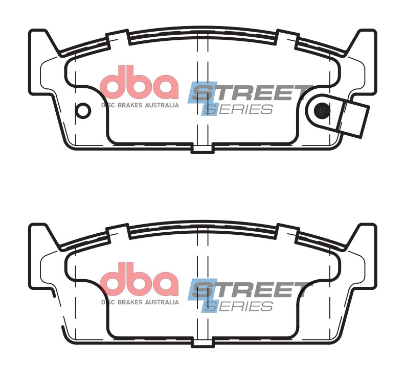 DBA Brake Disc Brake Pads Street Series Ceramic DB1144SS - Imagen 2
